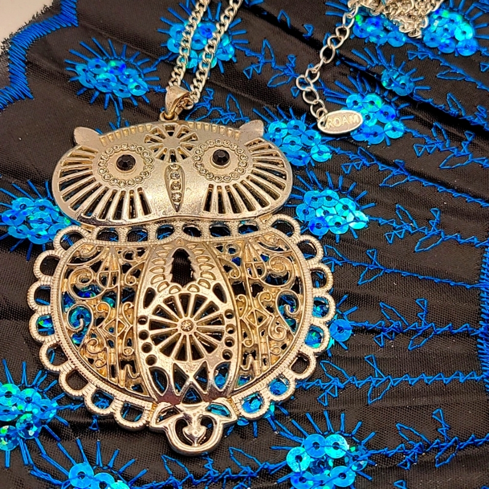 Vintage Owl Necklace